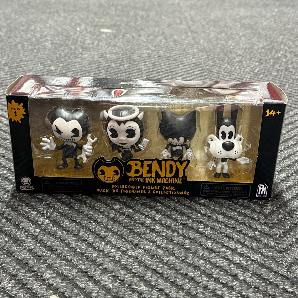 Bendy and the Ink Machine Collectible Figure Pack - Black and White